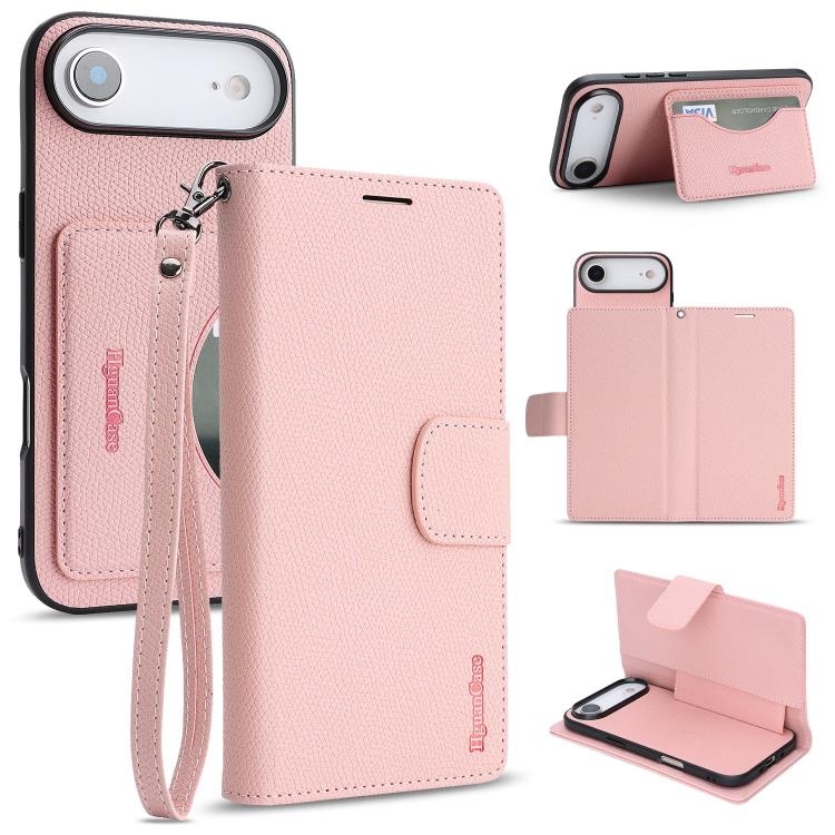 Custodia portafoglio magnetica in ecopelle per iPhone Air