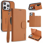 Custodia portafoglio magnetica in ecopelle per iPhone Air