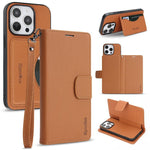 Custodia portafoglio magnetica in ecopelle per iPhone Air