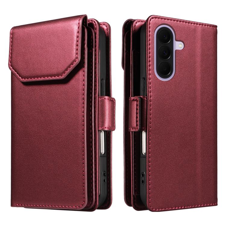 Portafoglio multi-carta in pelle con cinturino per Galaxy A27 5G