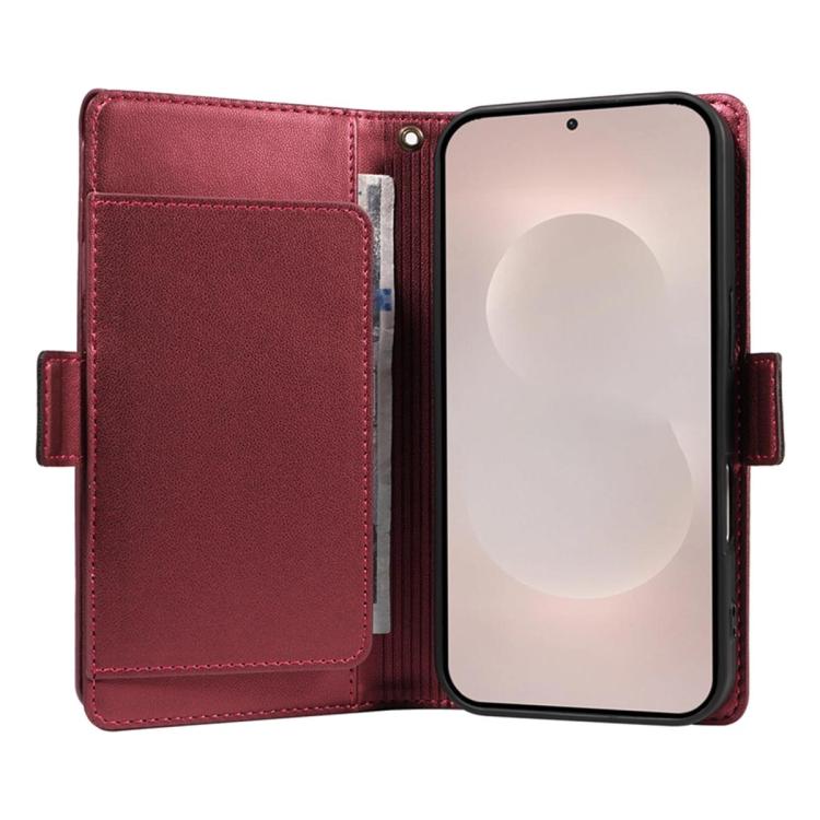 Portafoglio multi-carta in pelle con cinturino per Galaxy A27 5G