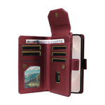 Portafoglio multi-carta in pelle con cinturino per Galaxy A27 5G