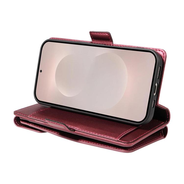 Portafoglio multi-carta in pelle con cinturino per Galaxy A27 5G