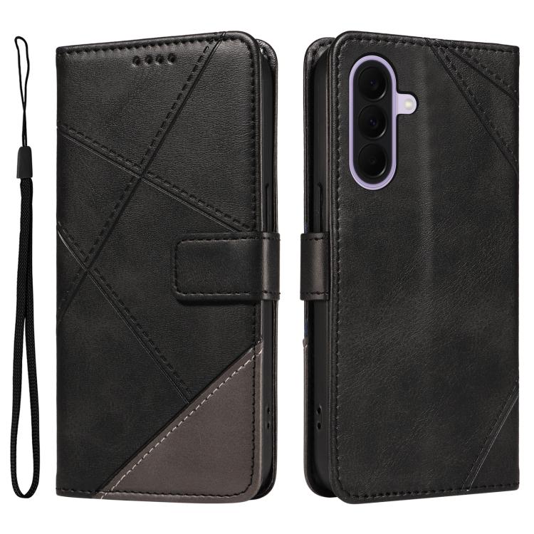 Custodia in pelle con cuciture a diamante per Galaxy A27 5G