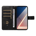 Custodia in pelle con cuciture a diamante per Galaxy A27 5G