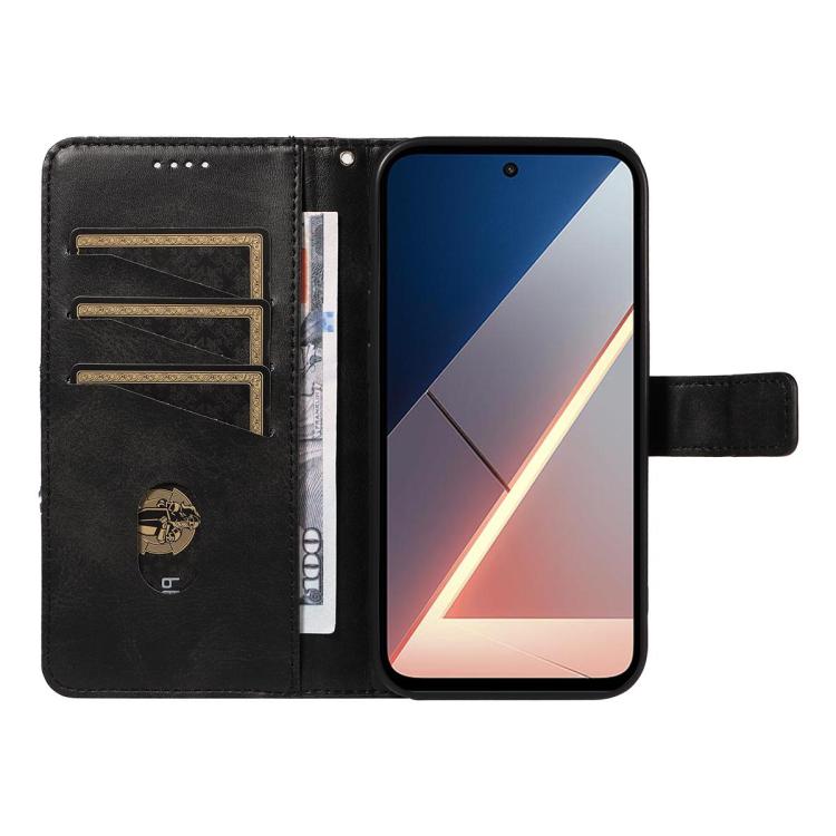 Custodia in pelle con cuciture a diamante per Galaxy A27 5G