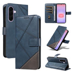 Custodia in pelle con cuciture a diamante per Galaxy A27 5G