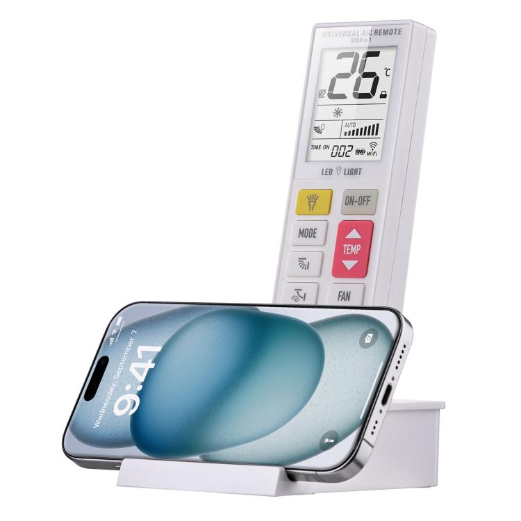 Telecomando universale per condizionatore SMASOON K-6028E con LED - immagine 3