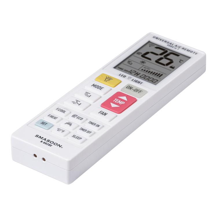 Telecomando universale per condizionatore SMASOON K-6028E con LED - immagine 4