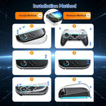Set custodia policarbonato e vetro temperato per Nintendo Switch