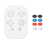 Custodia silicone con cappucci joystick per Nintendo Switch