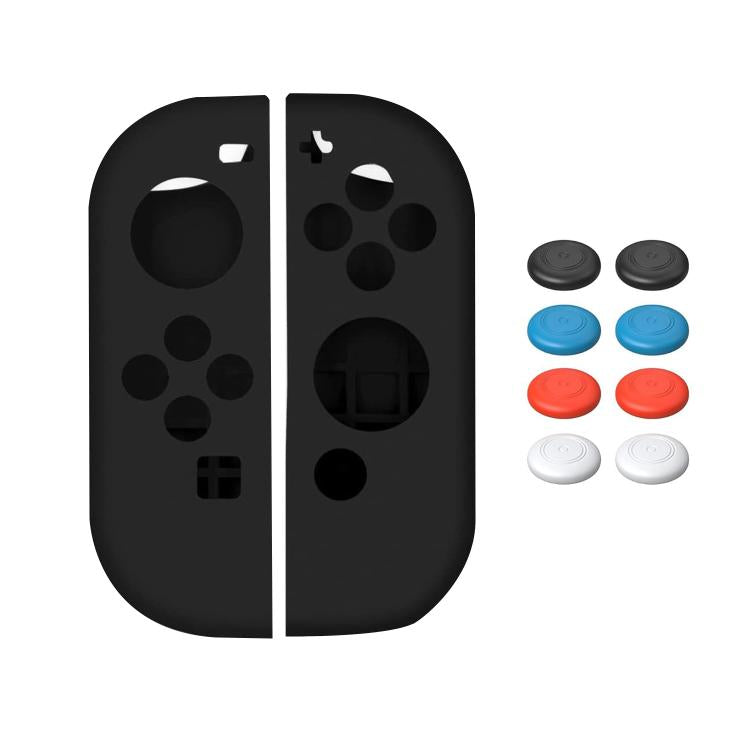 Custodia silicone con cappucci joystick per Nintendo Switch