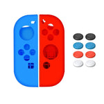 Custodia silicone con cappucci joystick per Nintendo Switch