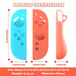 Custodia silicone con cappucci joystick per Nintendo Switch