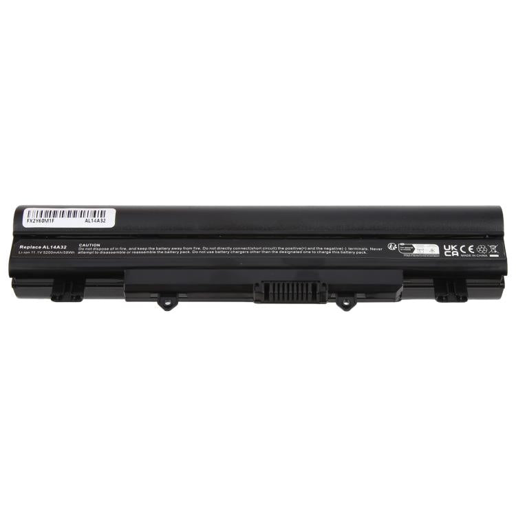 Batterie per laptop da 5200 mAh 58 Wh per Acer E5-472-411-472G-551G-571G-572G AL14A32, For Acer E5-472-411-472G-551G-571G-572G AL14A32