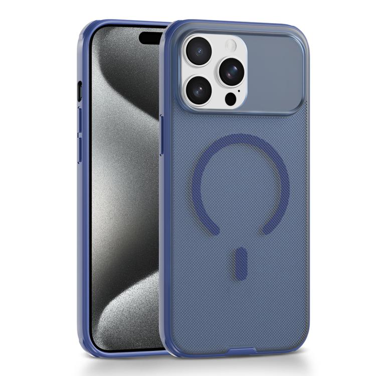 Custodia magnetica con texture a pois per iPhone 15 Pro Max