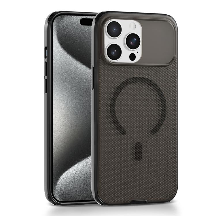Custodia magnetica con texture a pois per iPhone 15 Pro Max