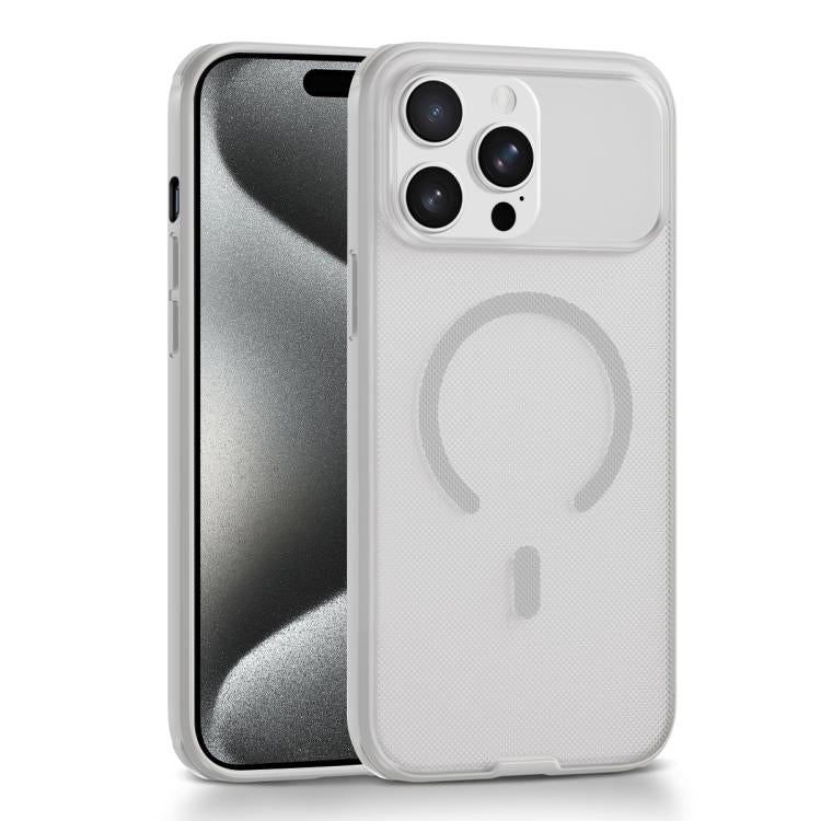 Custodia magnetica con texture a pois per iPhone 15 Pro Max