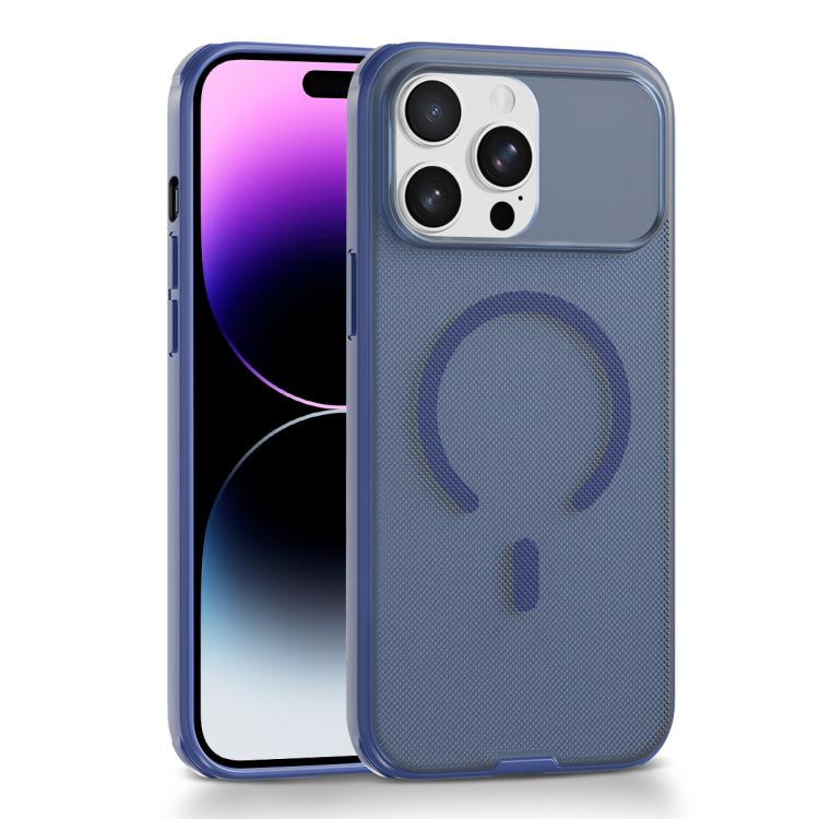 Custodia magnetica con texture a pois per iPhone 15 Pro Max