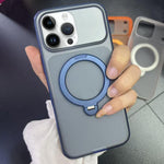 Custodia magnetica con supporto girevole per iPhone 14 e 15