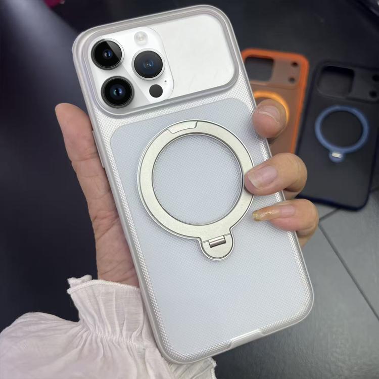 Custodia magnetica con supporto girevole per iPhone 14 e 15