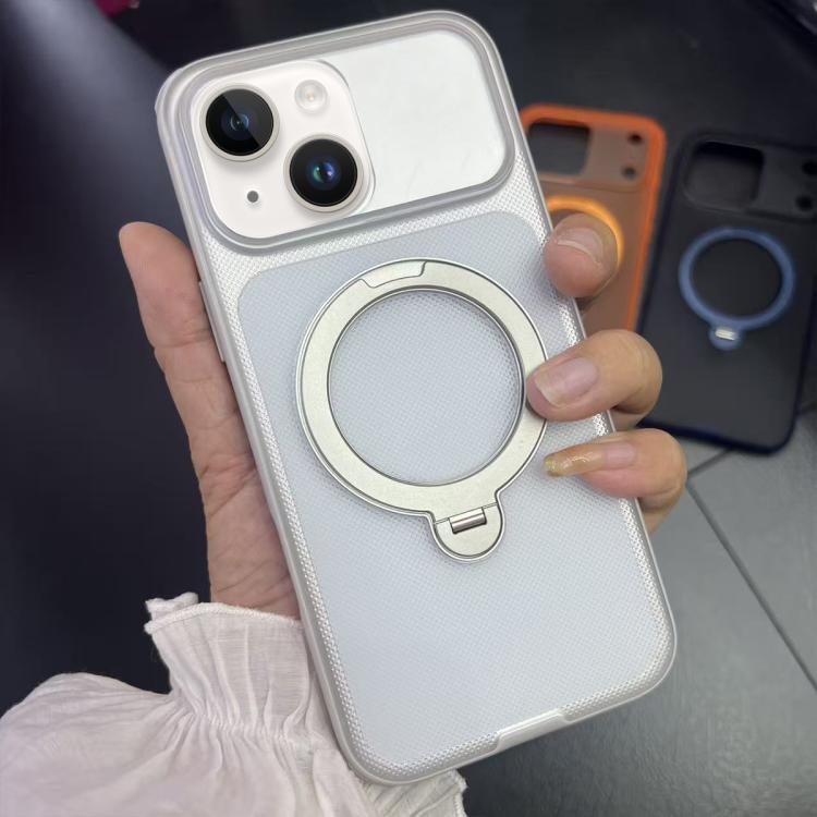 Custodia magnetica con supporto girevole per iPhone 14 e 15
