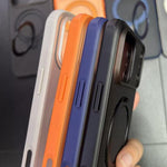 Custodia magnetica con supporto girevole per iPhone 14 e 15