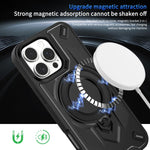 Custodia magnetica con supporto girevole per iPhone 17 Pro Max