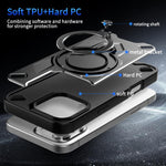 Custodia magnetica con supporto girevole per iPhone 17 Pro Max