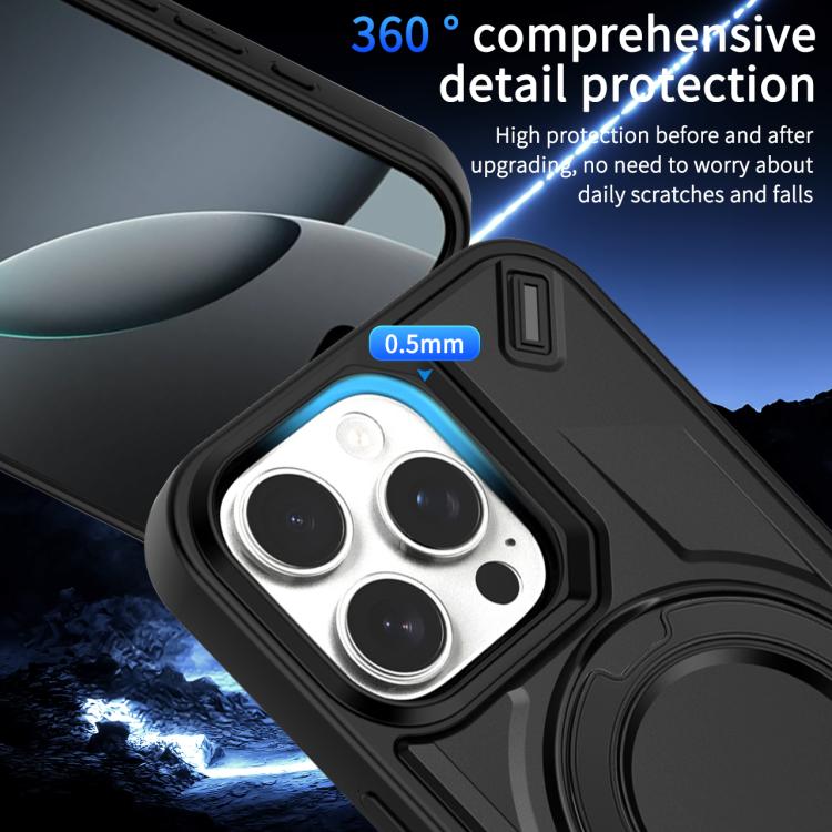 Custodia magnetica con supporto girevole per iPhone 17 Pro Max