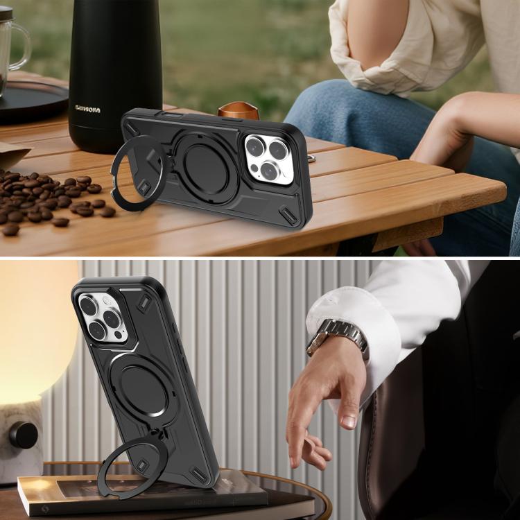 Custodia magnetica con supporto girevole per iPhone 17 Pro Max
