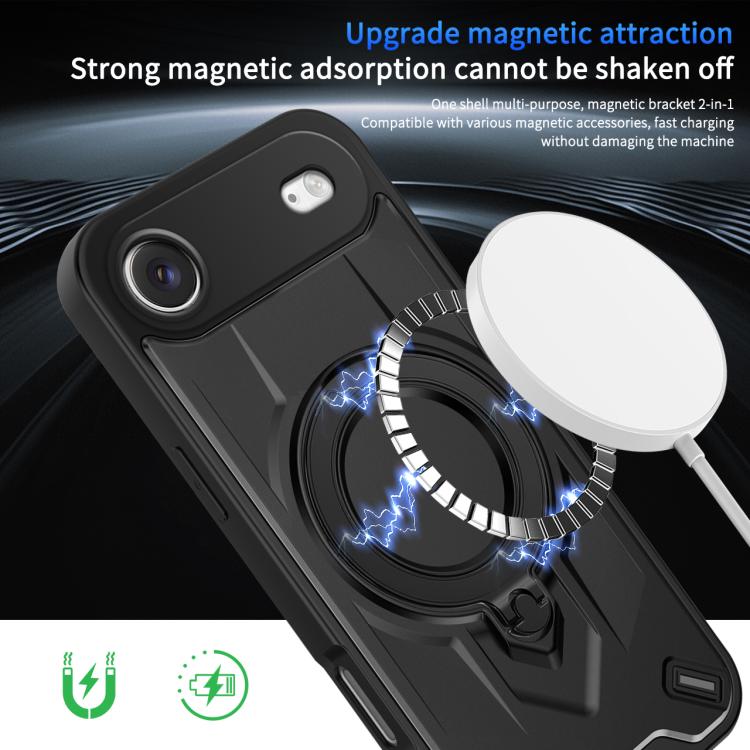 Custodia magnetica con supporto girevole per iPhone Air