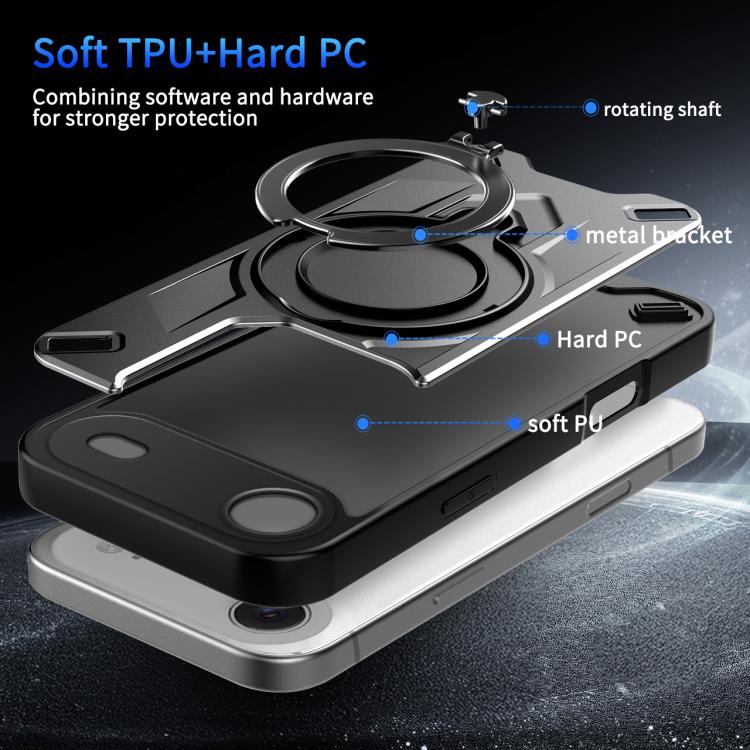 Custodia magnetica con supporto girevole per iPhone Air