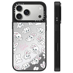 Custodia specchio con pulsante per iPhone 17 Pro Max