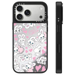 Custodia specchio con pulsante per iPhone 17 Pro Max