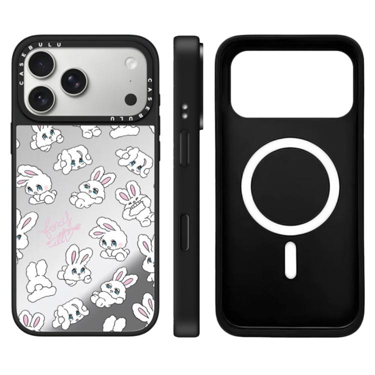 Custodia magnetica con specchio e pulsante iPhone 17 Pro Max