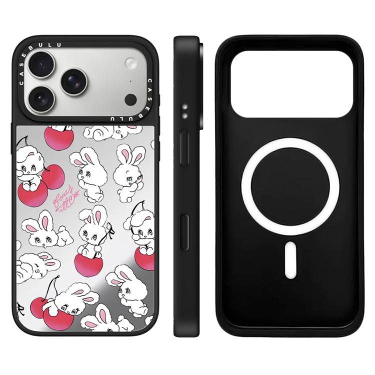 Custodia magnetica con specchio e pulsante iPhone 17 Pro Max