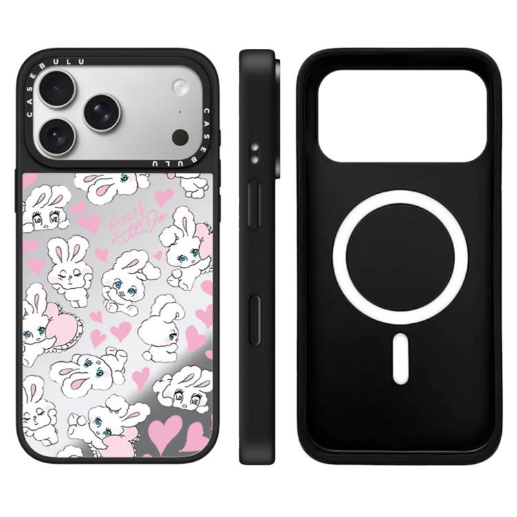 Custodia magnetica con specchio e pulsante iPhone 17 Pro Max