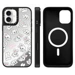 Custodia magnetica con specchio e pulsante iPhone 17 Pro Max