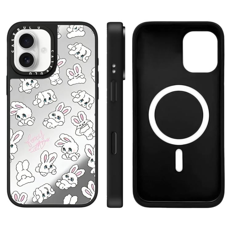Custodia magnetica con specchio e pulsante iPhone 17 Pro Max