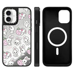Custodia magnetica con specchio e pulsante iPhone 17 Pro Max