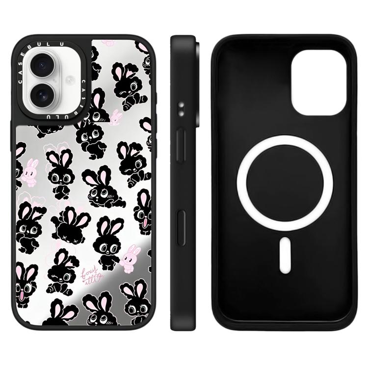 Custodia magnetica con specchio e pulsante iPhone 17 Pro Max