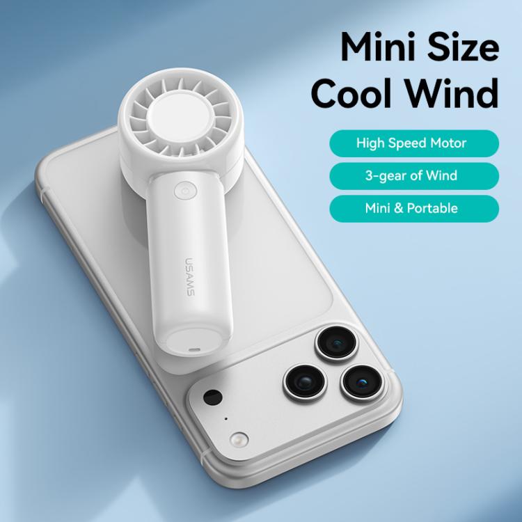 Mini ventilatore portatile USAMS ICE01 3 W ricaricabile USB-C - immagine 11