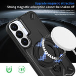 Custodia magnetica con supporto girevole per Galaxy S26+, S26 Ultra e S26 5G