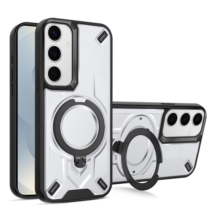 Custodia magnetica con supporto girevole per Galaxy S25 Edge, S25 e S25+ 5G