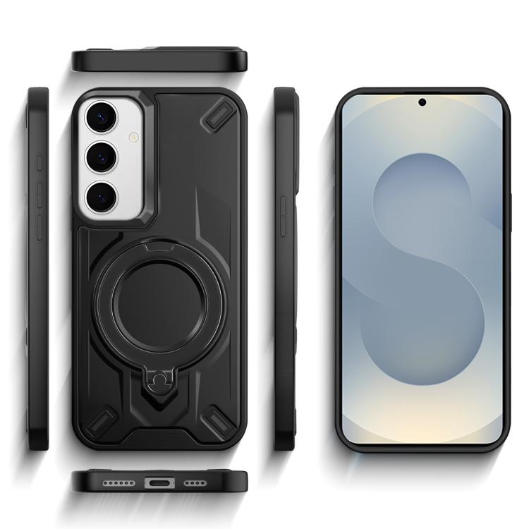 Custodia magnetica con supporto girevole per Galaxy S24, S23 FE e S23 Ultra 5G