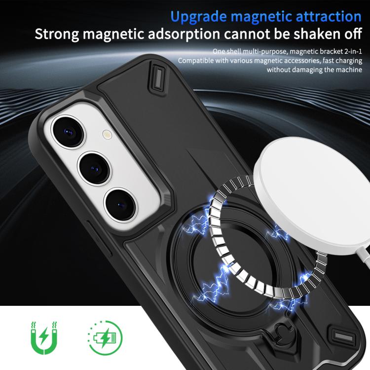 Custodia magnetica con supporto girevole per Galaxy S24, S23 FE e S23 Ultra 5G