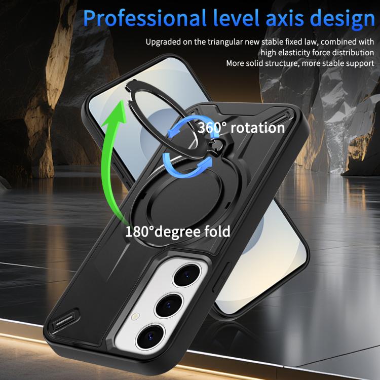 Custodia magnetica con supporto girevole per Galaxy S24, S23 FE e S23 Ultra 5G