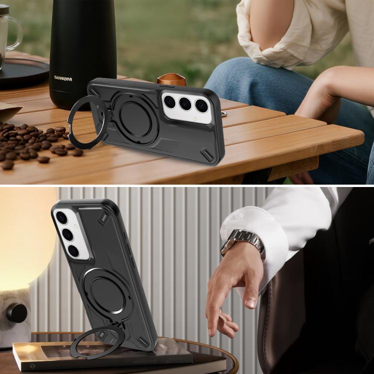 Custodia magnetica con supporto girevole per Galaxy S24, S23 FE e S23 Ultra 5G
