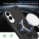 Custodia magnetica con supporto girevole per Galaxy S25 Edge, S25 e S25+ 5G